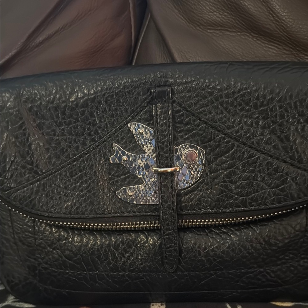 Marc by Marc Jacobs Pedal to the Medal Black Leather Crossbody - Picture 4 of 5